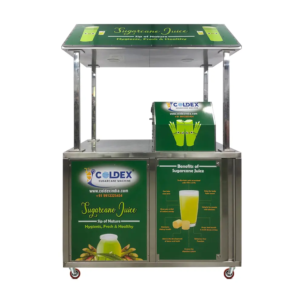 Automatic Sugarcane Juice Cart Lucknow
