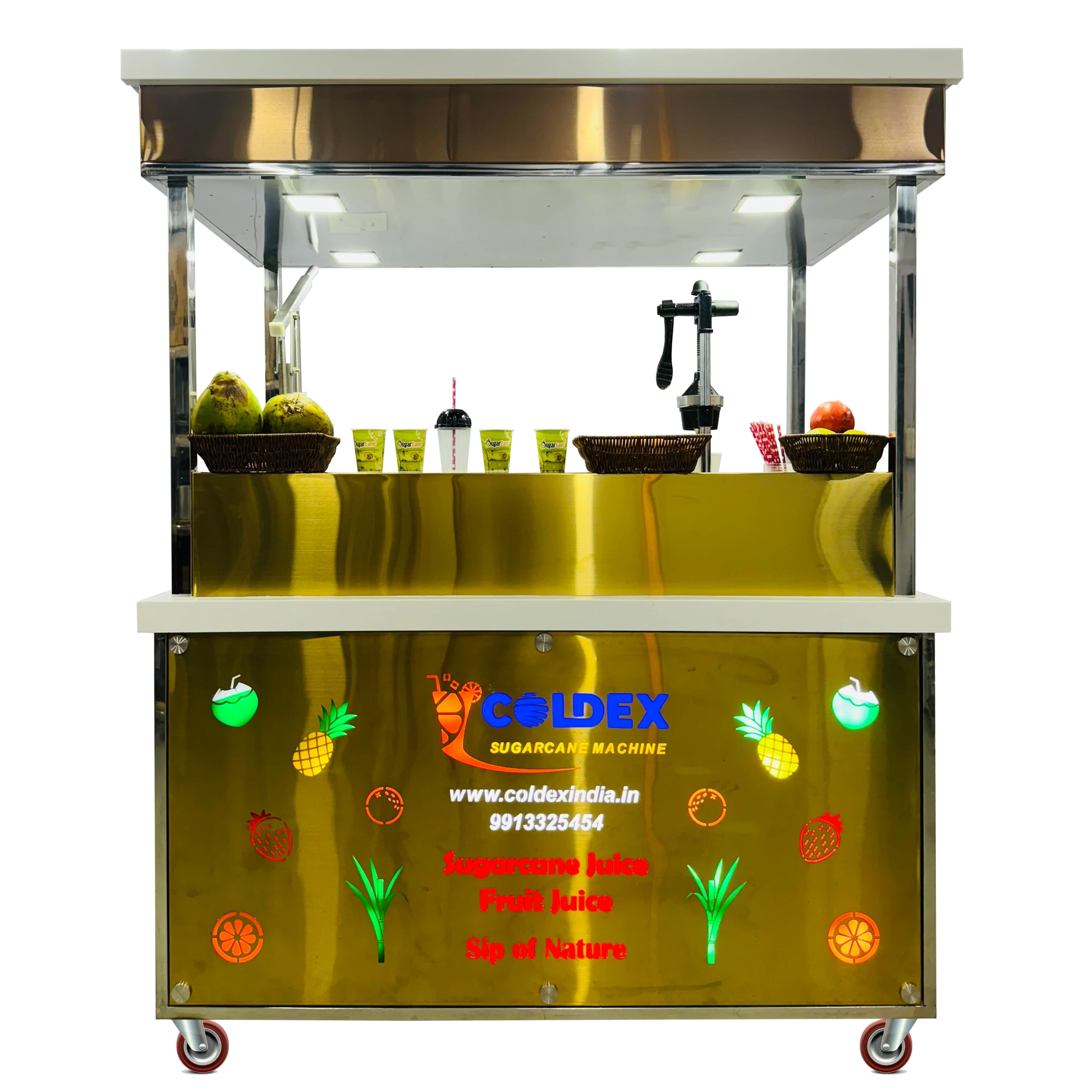 Golden Juice Cart