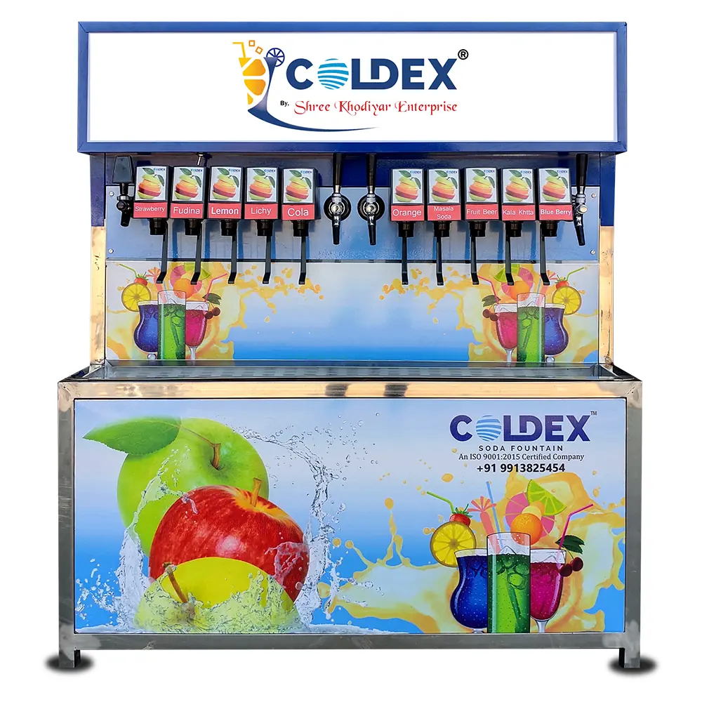 Mobile Soda Fountain Machine 10+3+1 Flavours Lucknow