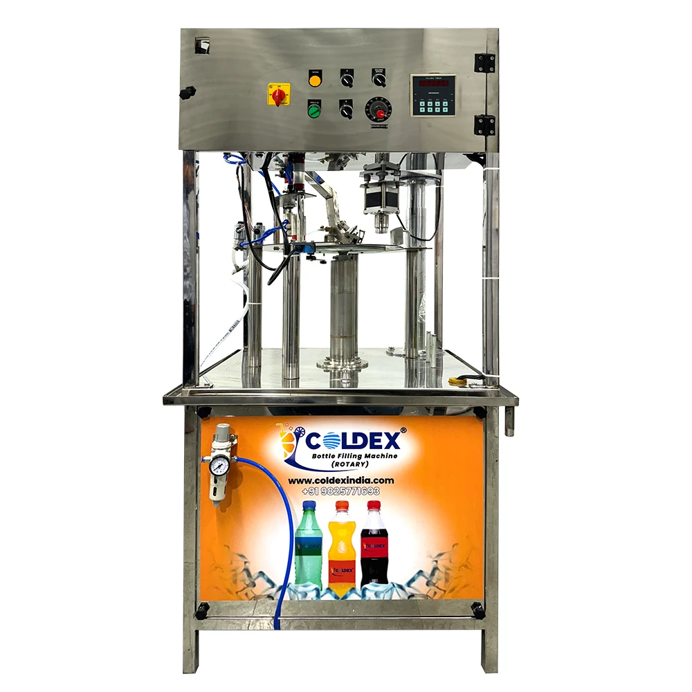 Automatic Rotary Soda Filling Machine 12 BPM Lucknow