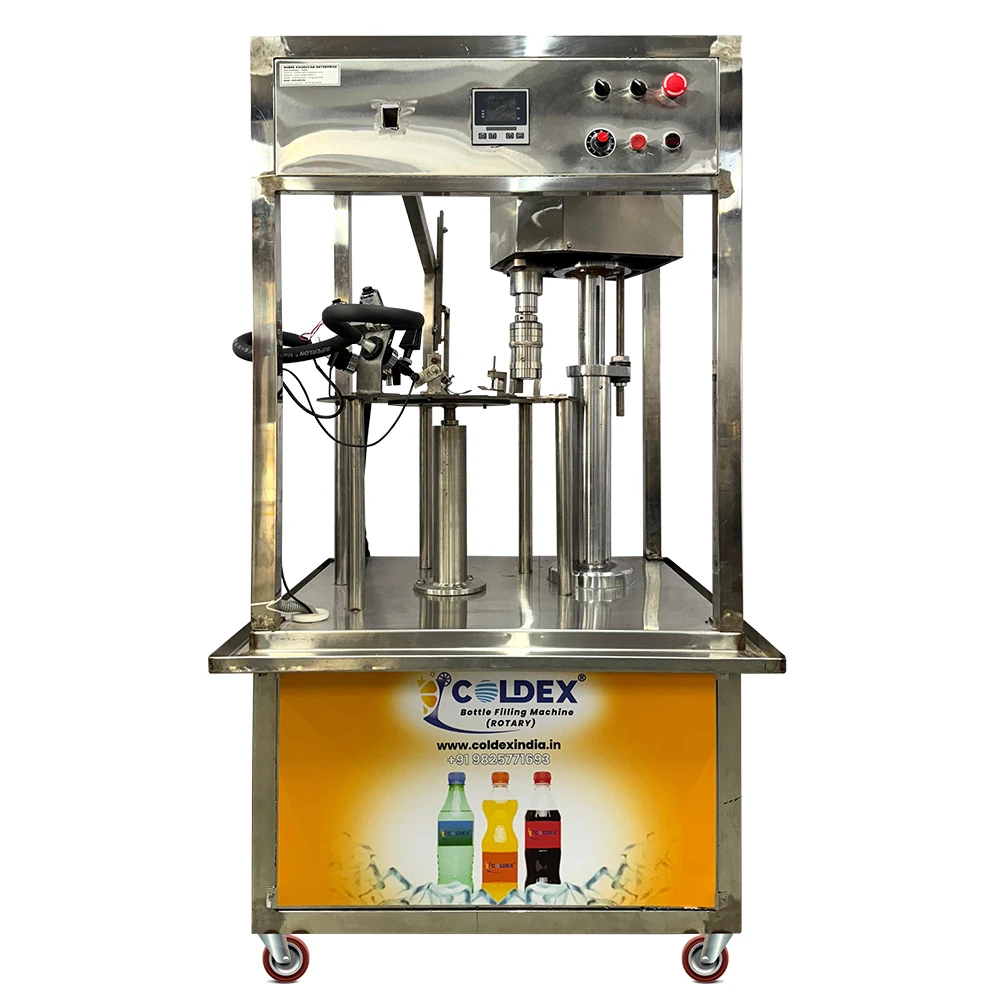 Automatic Rotary Soda Filling Machine 18 BPM