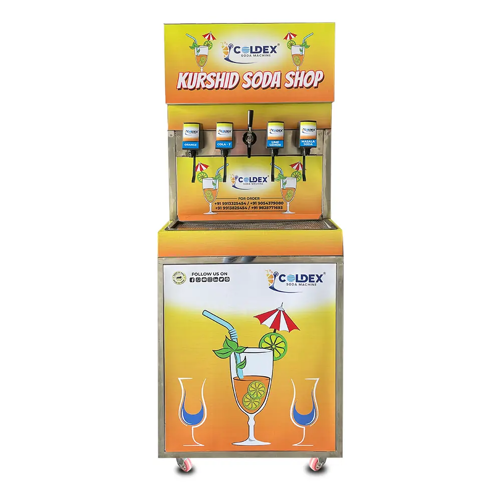Soda Dispenser Machine 4+1 for Shop Lucknow