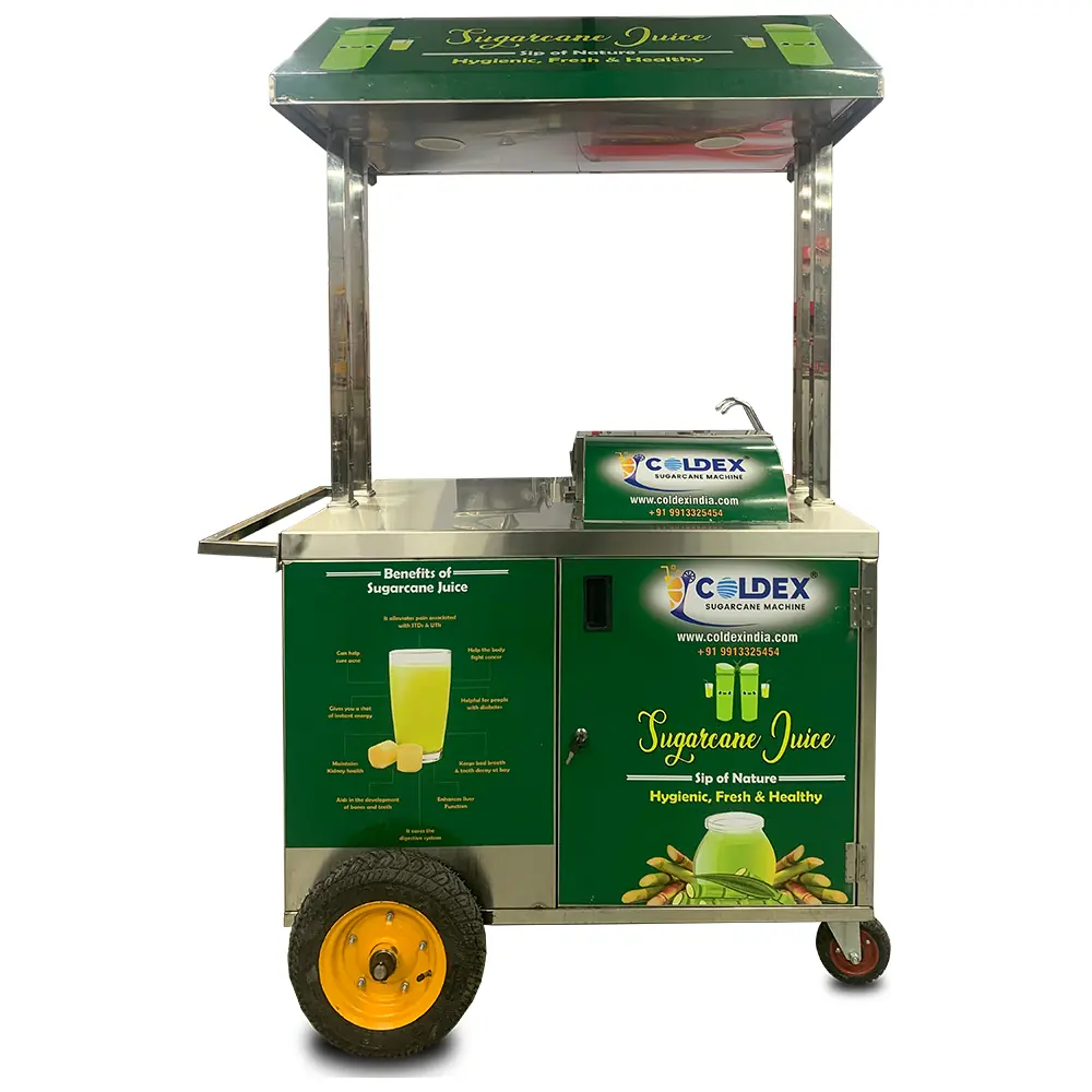 Sugarcane Juice Mobile Cart Lucknow